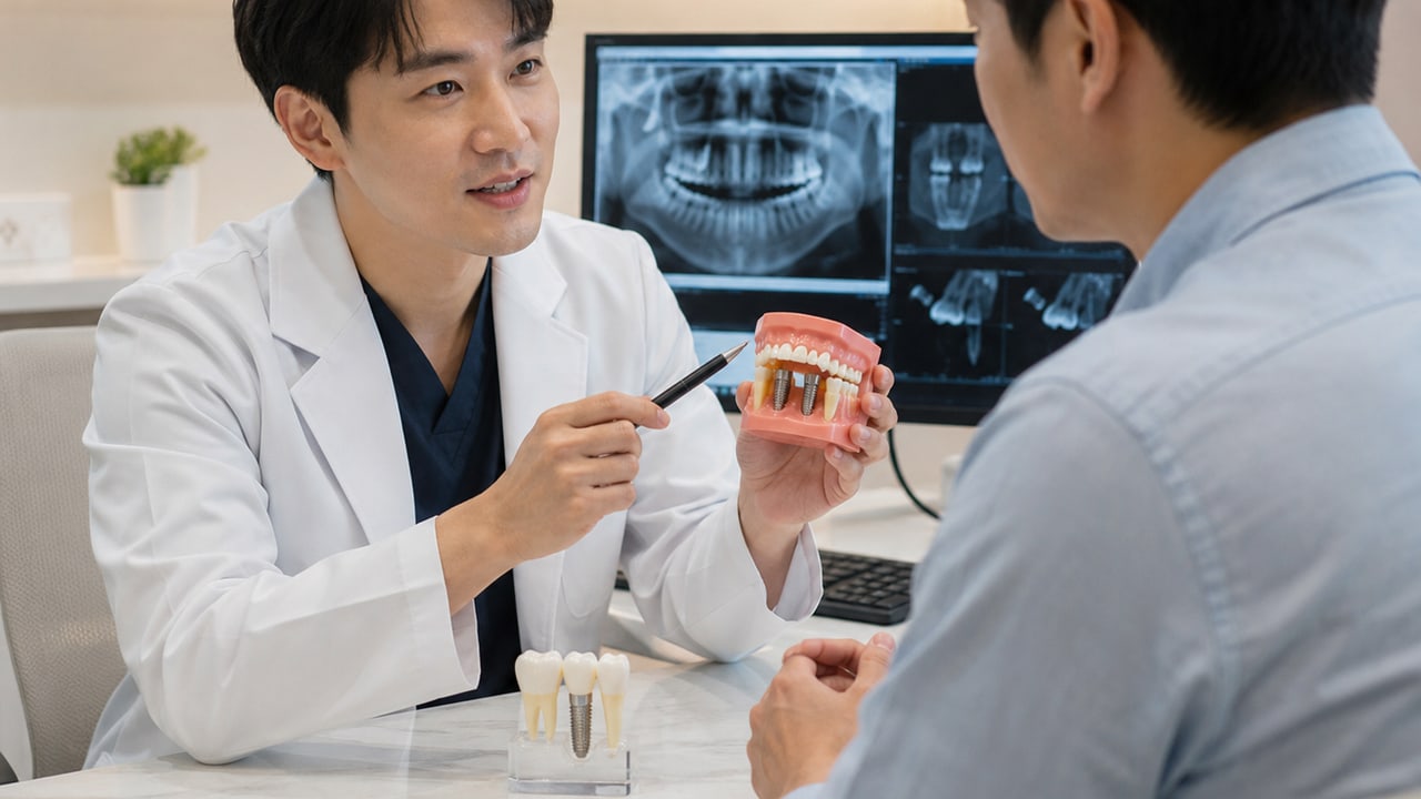 천안 임플란트 상담 상담 전 확인 사진